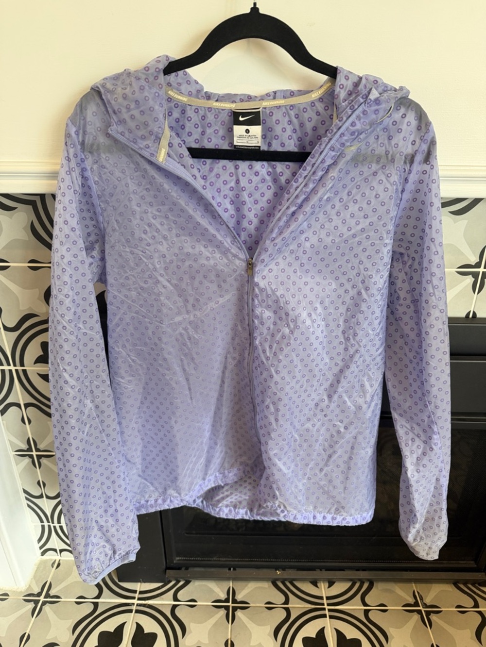 Nike Light Purple Hooded Windbreaker